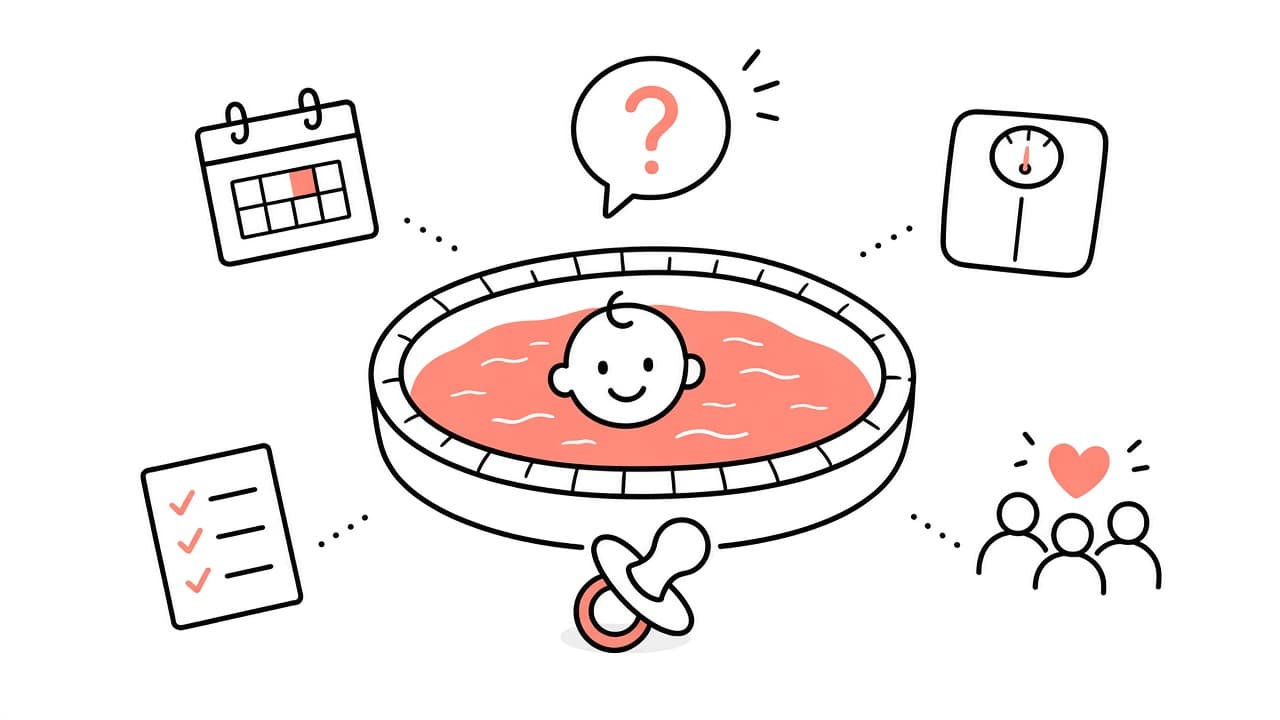 Baby Pool for New Mums – Guess the Date, Weight and More with Friends and Family